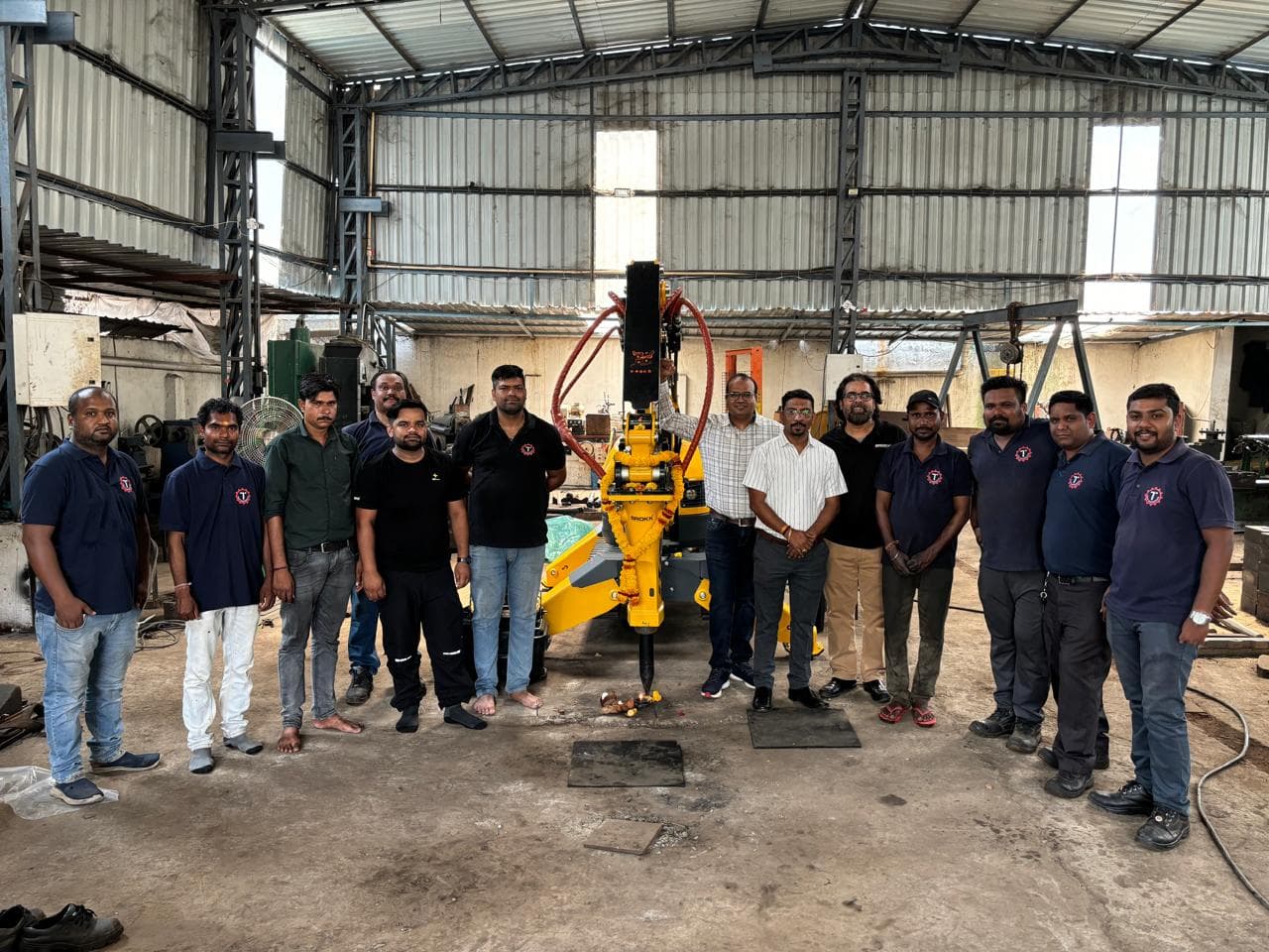 Machine celebration → Innovation & growth